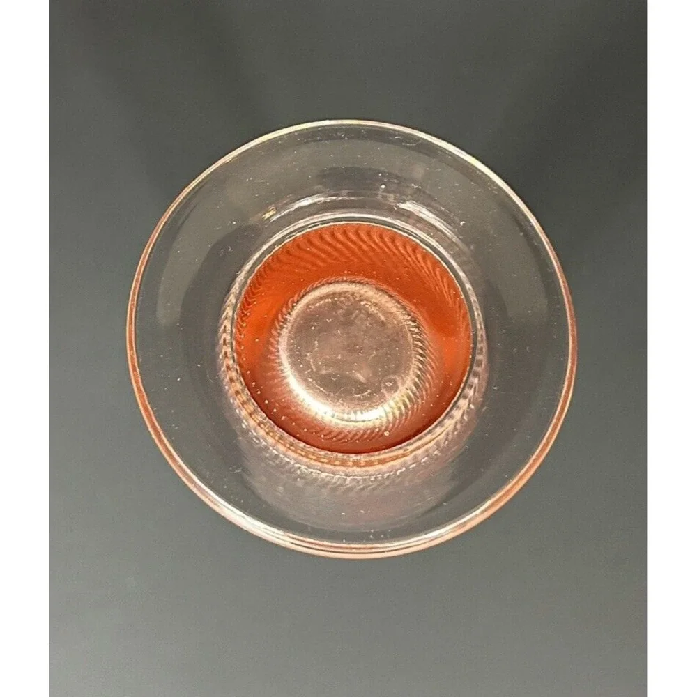 Rare Arte Murano ICET Bud Vase Pink Swirl Delicate Anniversary Christmas 7.5 in. - Picture 7 of 10